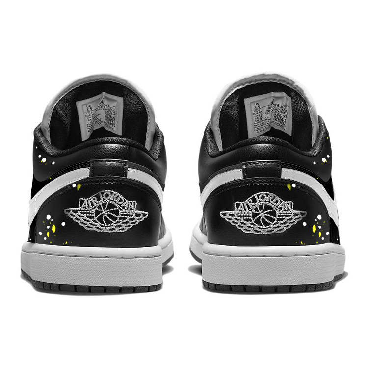 Jordan Air Jordan 1 Anti-Slip Wear-Resistant Low-Top Vintage Basketball Shoes Women's Black White купить в интернет-магазине Yoocart с быстрой доставкой по России.