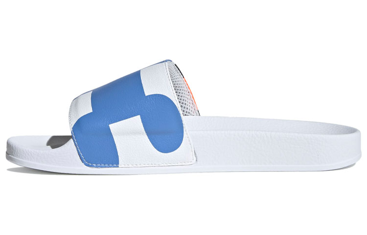 Adidas Y 3 Adilette Unisex Slippers 'White Blue Orange'