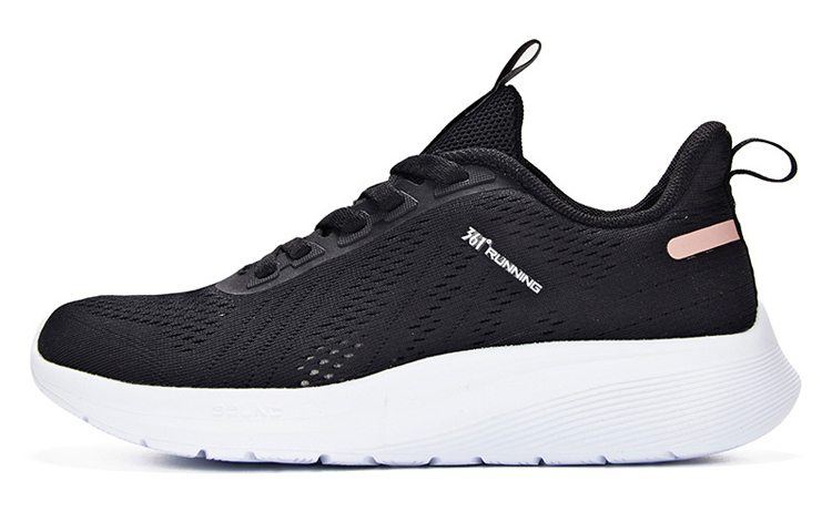 361° Breathable Low top Running Shoes Women's Black Pink
