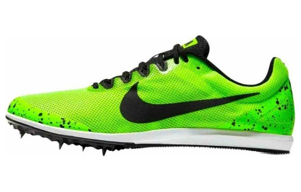 Nike Zoom Rival D 10 Cushioning Wear-Resistant Low-Top Running Shoes Unisex Black Green
