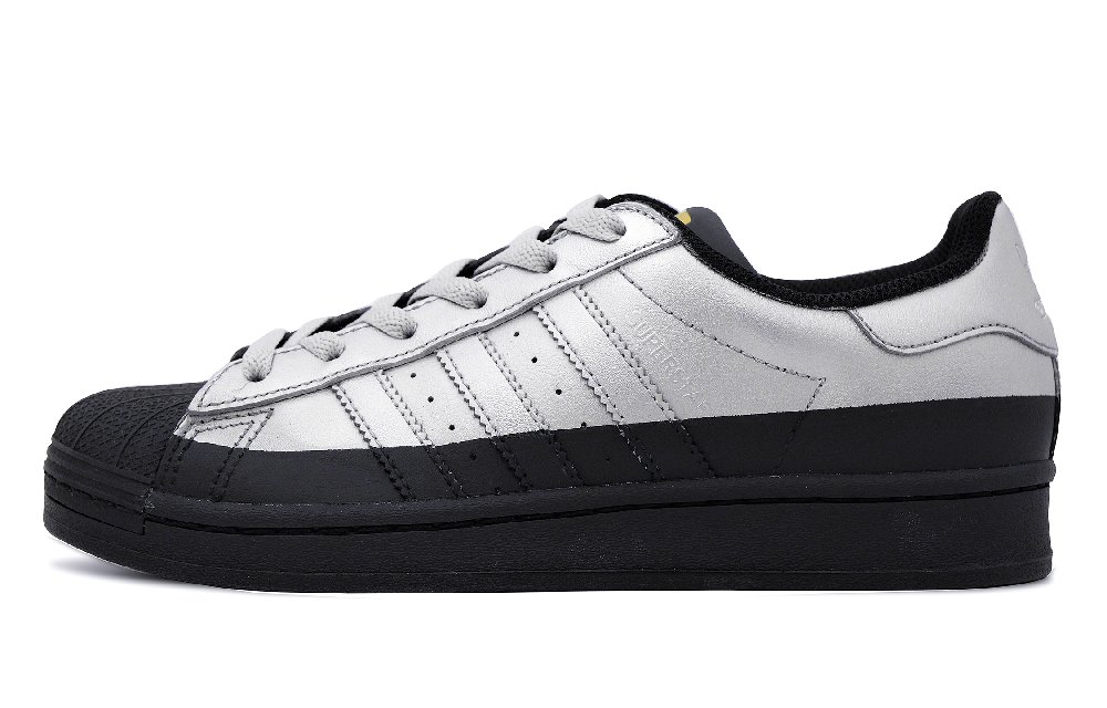 Adidas Originals SUPERSTAR Wear-Resistant Low-Top Skateboard Shoes Unisex Silver