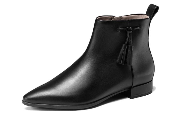 Ecco Short Chelsea Boots 2cm Women's Black