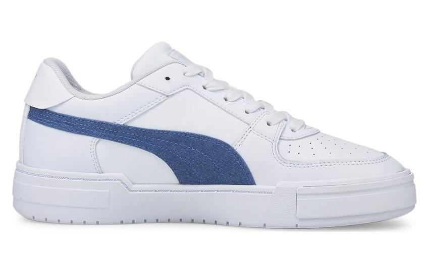 PUMA Ca Pro Denim Casual Skateboarding Shoes Unisex White Blue