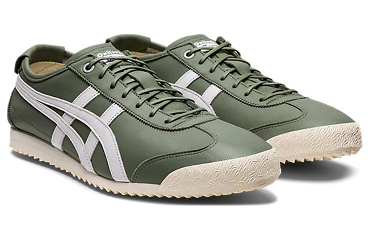 Onitsuka Tiger MEXICO 66 SD Slip Resistant, Abrasion Resistant, Balance, Lightweight Low Top Casual Shoes Unisex Green