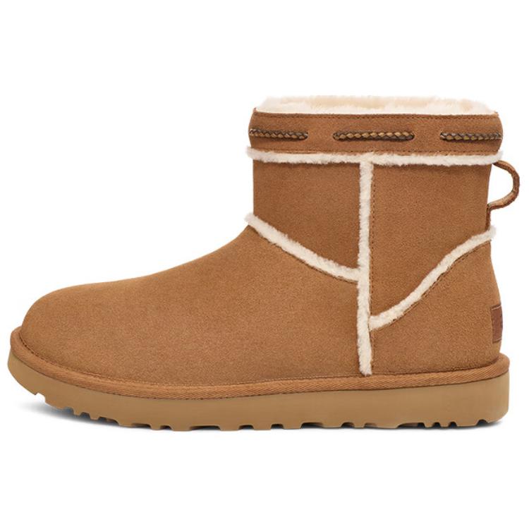 UGG Short Snow Boots Unisex Chestnut