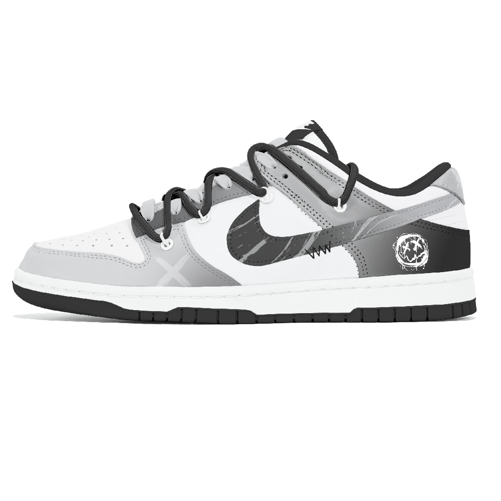 Nike Dunk Abrasion Resistant Low Top Skateboard Shoes Men's White