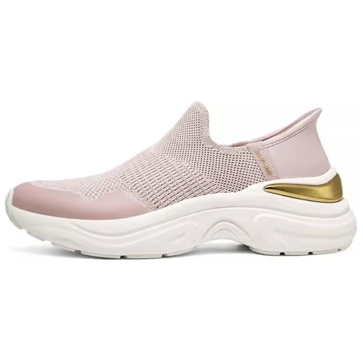 Skechers Slip Ins Low Top Casual Shoes Women's Pink