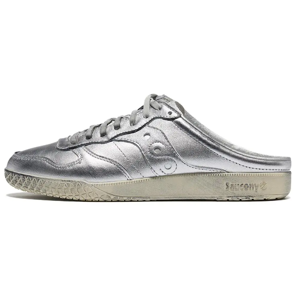 Saucony BULLET CT Abrasion Resistant Slip Resistant Closed Toe Slippers Unisex Silver