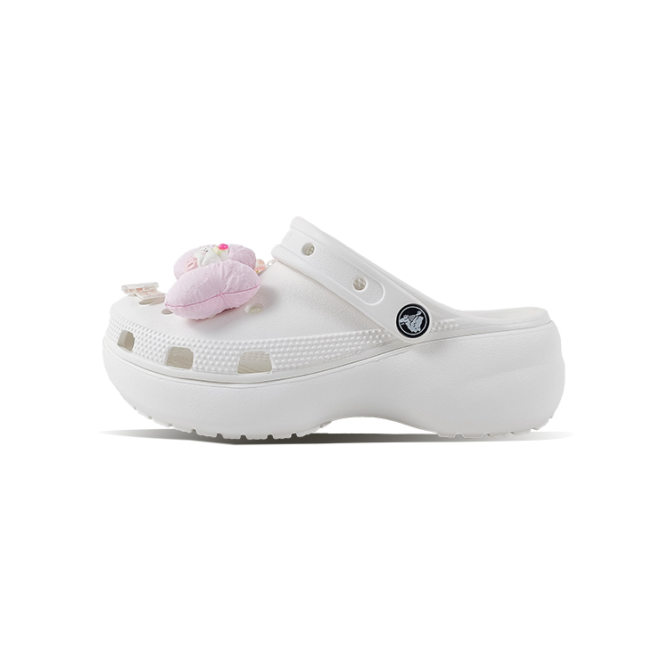 Crocs Classic Platform Clog Clogs Unisex White