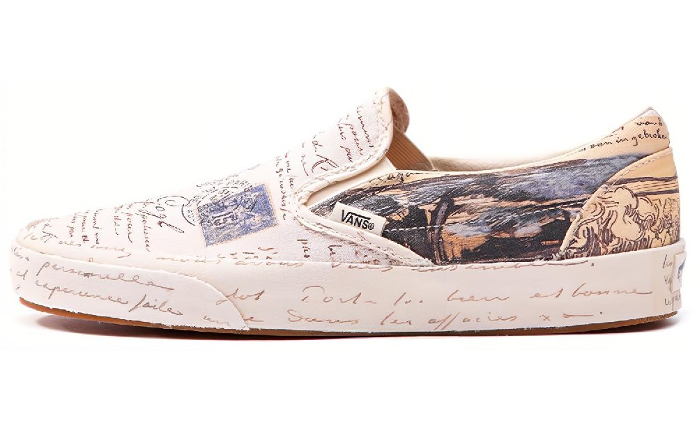 Vans Slip On Van Gogh Letters Women's