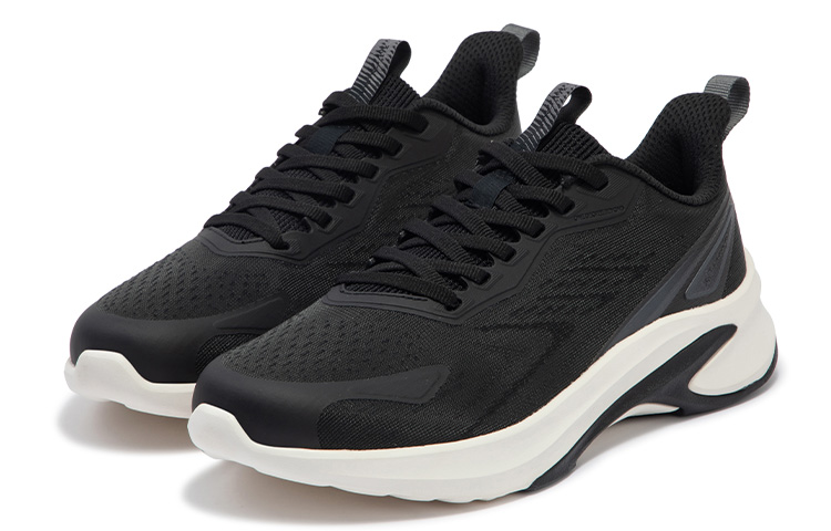 361° Sharp Tooth Collection Slip Resistant, Abrasion Resistant, Breathable Low Top Running Shoes Women's Black White купить в интернет-магазине Yoocart с быстрой доставкой по России.