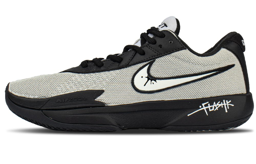 Nike Air Zoom G.T. Cut Academy Gray Planet Abrasion Resistant Low Top Basketball Shoes Unisex Gray Black