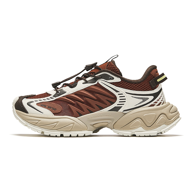 Anta Life Collection Anti-Slip Wear-Resistant Low-Top Casual Shoes Women's Red White