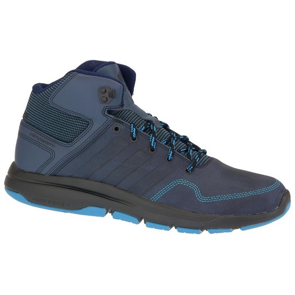Adidas Climawarm Supreme Anti Slip Wear Resistant Mid Top Casual Shoes Men's Blue купить в интернет-магазине Yoocart с быстрой доставкой по России.