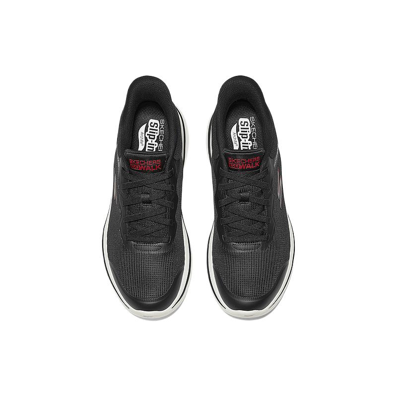 Skechers MEN'S GO WALK Low Top Running Shoes Men's Black