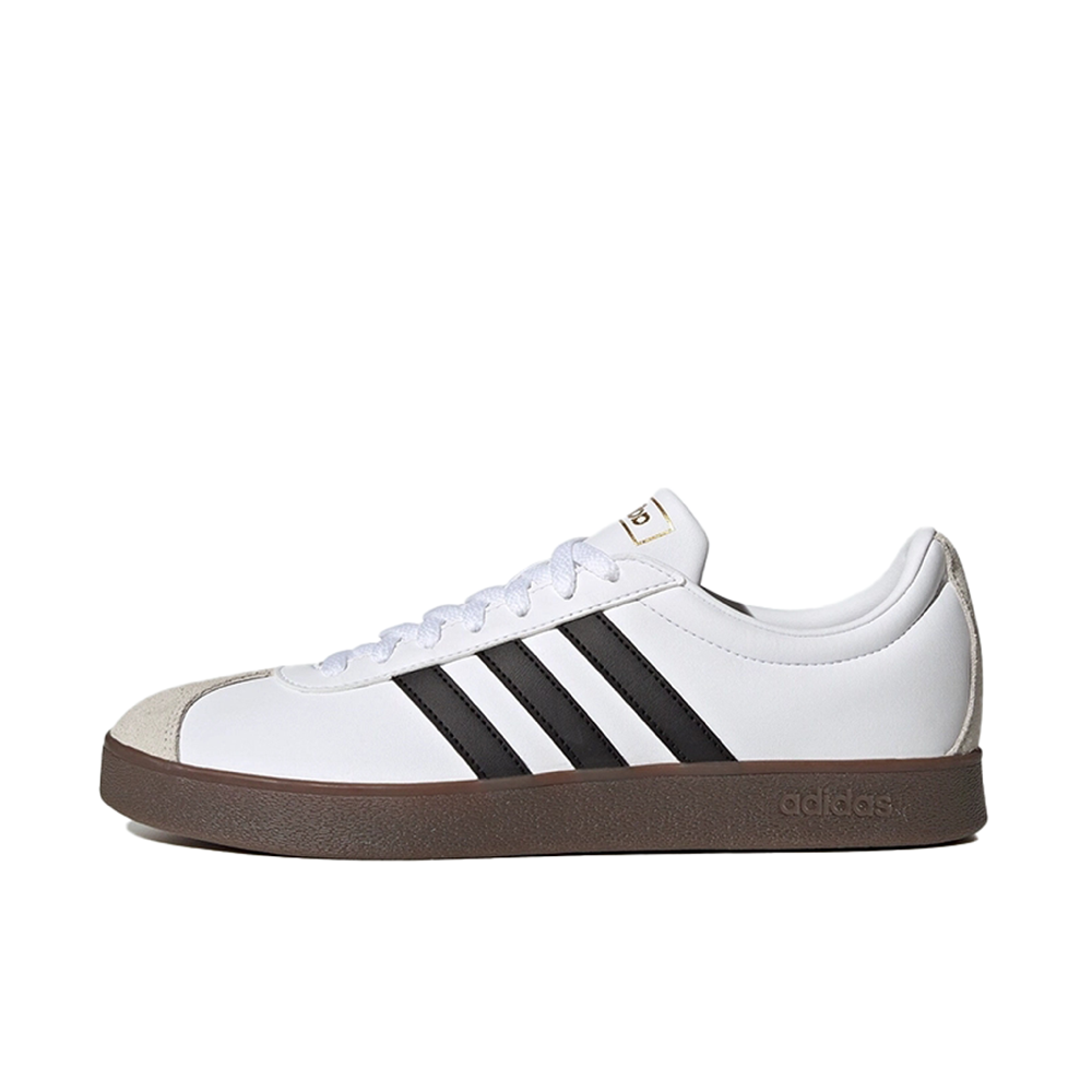 Adidas Neo VL Court 2.0 Anti Slip Wear Resistant Low Top Skateboard Shoes Women's Silver