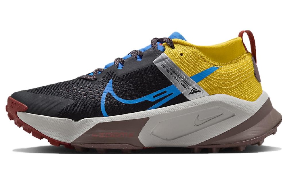 Nike ZoomX Zegama Trail Black Light Photo Blue Sulfur Women's
