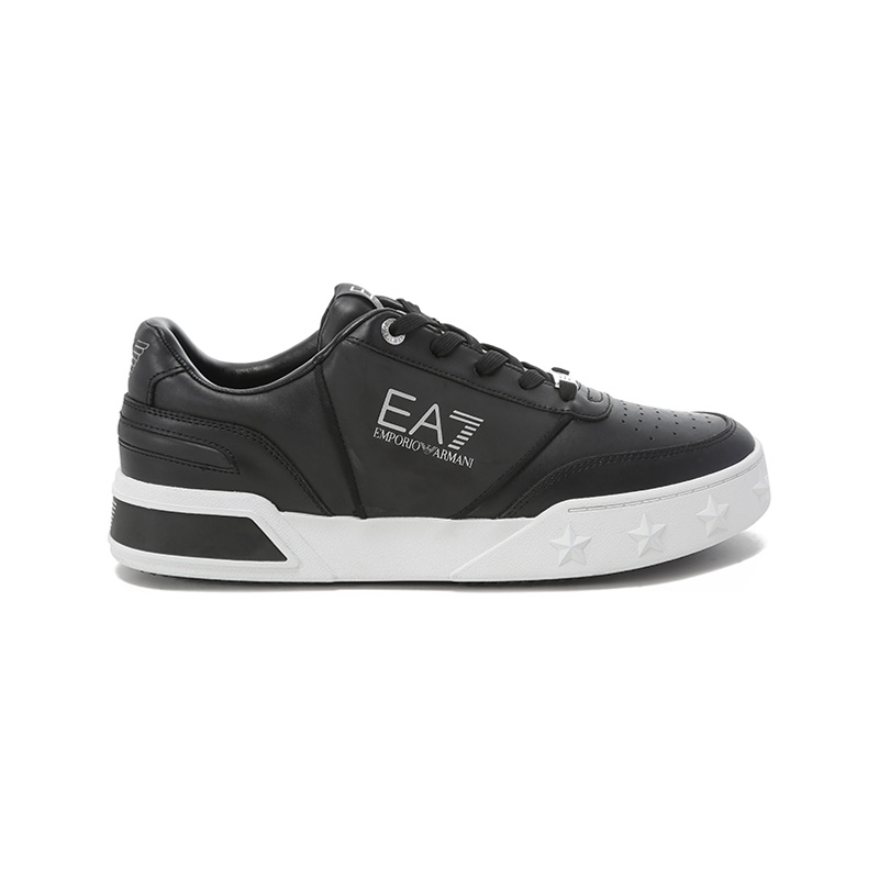 EMPORIO ARMANI EA7 Low-Top Skateboard Shoes Unisex Black