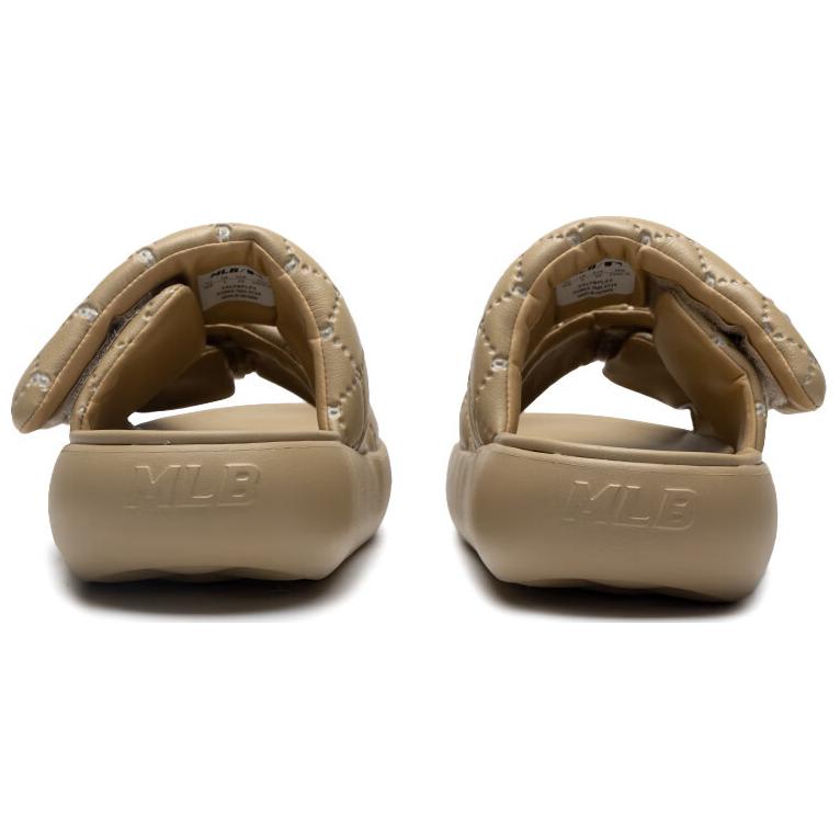 MLB Slipper Crystal Antibacterial Slide Slippers Unisex Light Camel