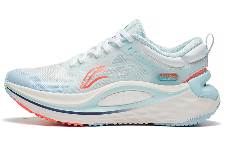 LiNing Furious Rider 6.0 Lightweight Coverage Low-Top Running Shoes Women's White Blue