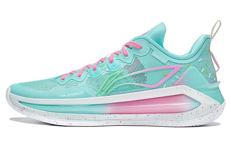 LiNing Liren 3 V2 Lollipop Anti-Slip Wear-Resistant Low-Top Basketball Shoes Unisex Blue
