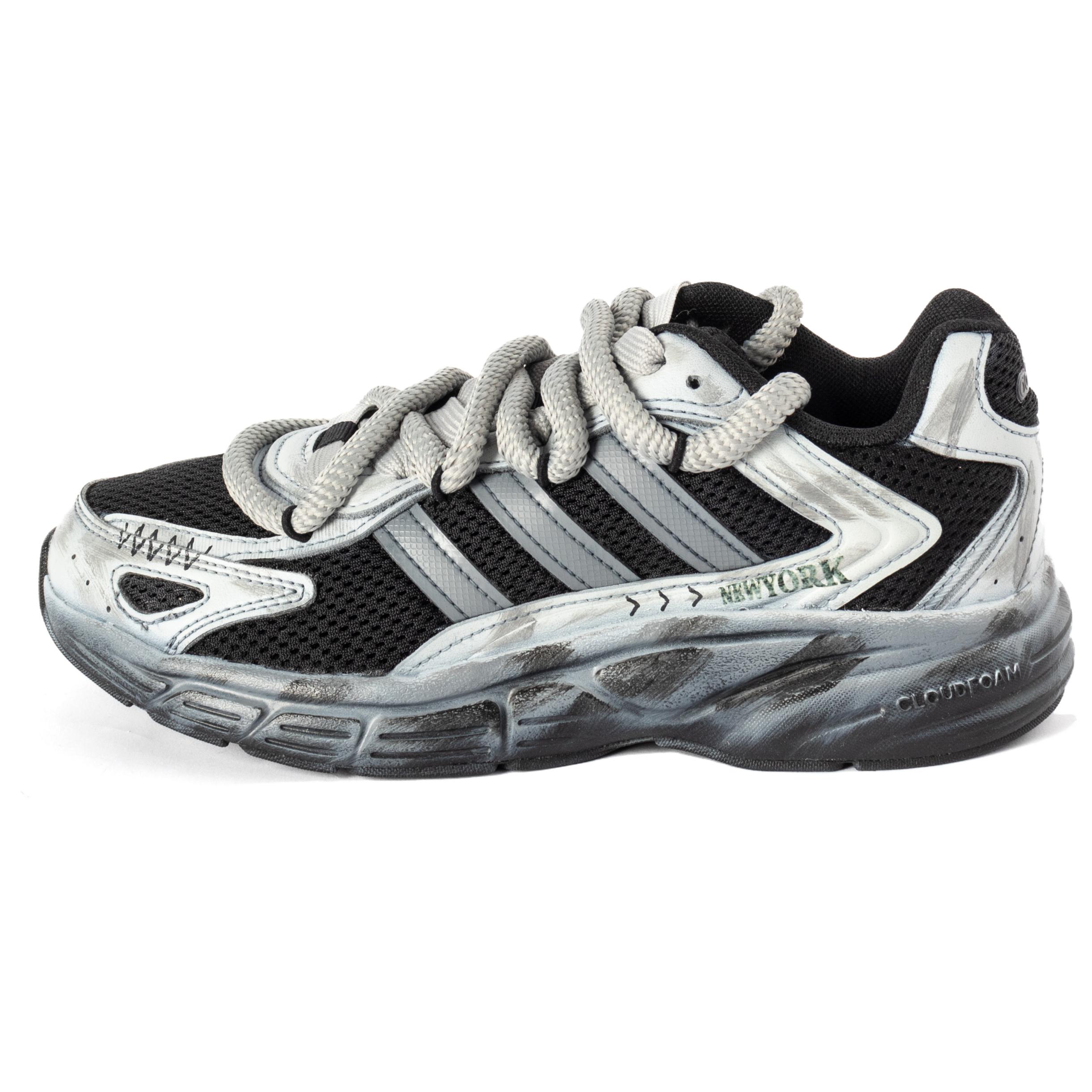 Adidas ECLYPTIX 2000 Breathable And Lightweight Low Top Running Shoes Unisex Black купить в интернет-магазине Yoocart с быстрой доставкой по России.