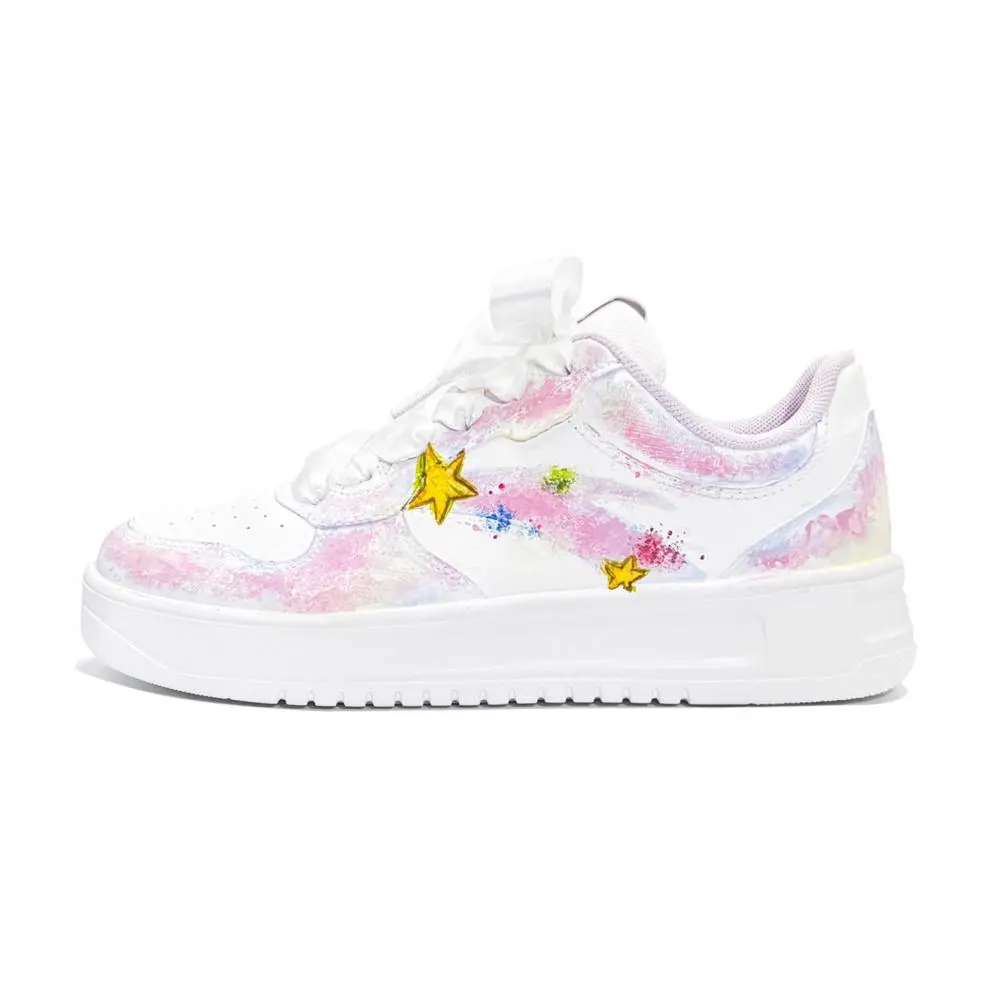 Anta Relaxed Coverage Waterproof Abrasion Resistant Low top Skateboard Shoes Women's Multicolor