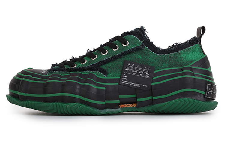 VESSEL G.O.P. Lows O.G. 'Matrix Green' Low-Top Canvas Shoes Unisex Green Gene Mutation Green Demon
