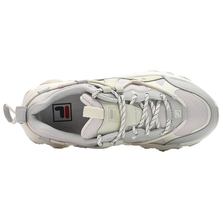 FILA FLUID 5 Anti Slip Wear Resistant Low Top Chunky Sneakers Women's Gray