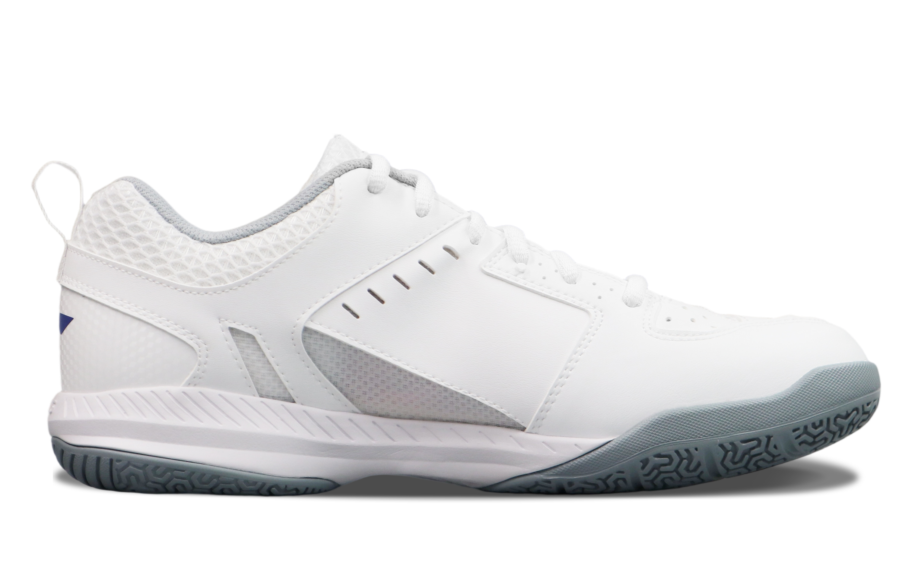 LiNing Light Feather Cushioning Abrasion Resistant Breathable Low top Badminton Shoes Unisex White