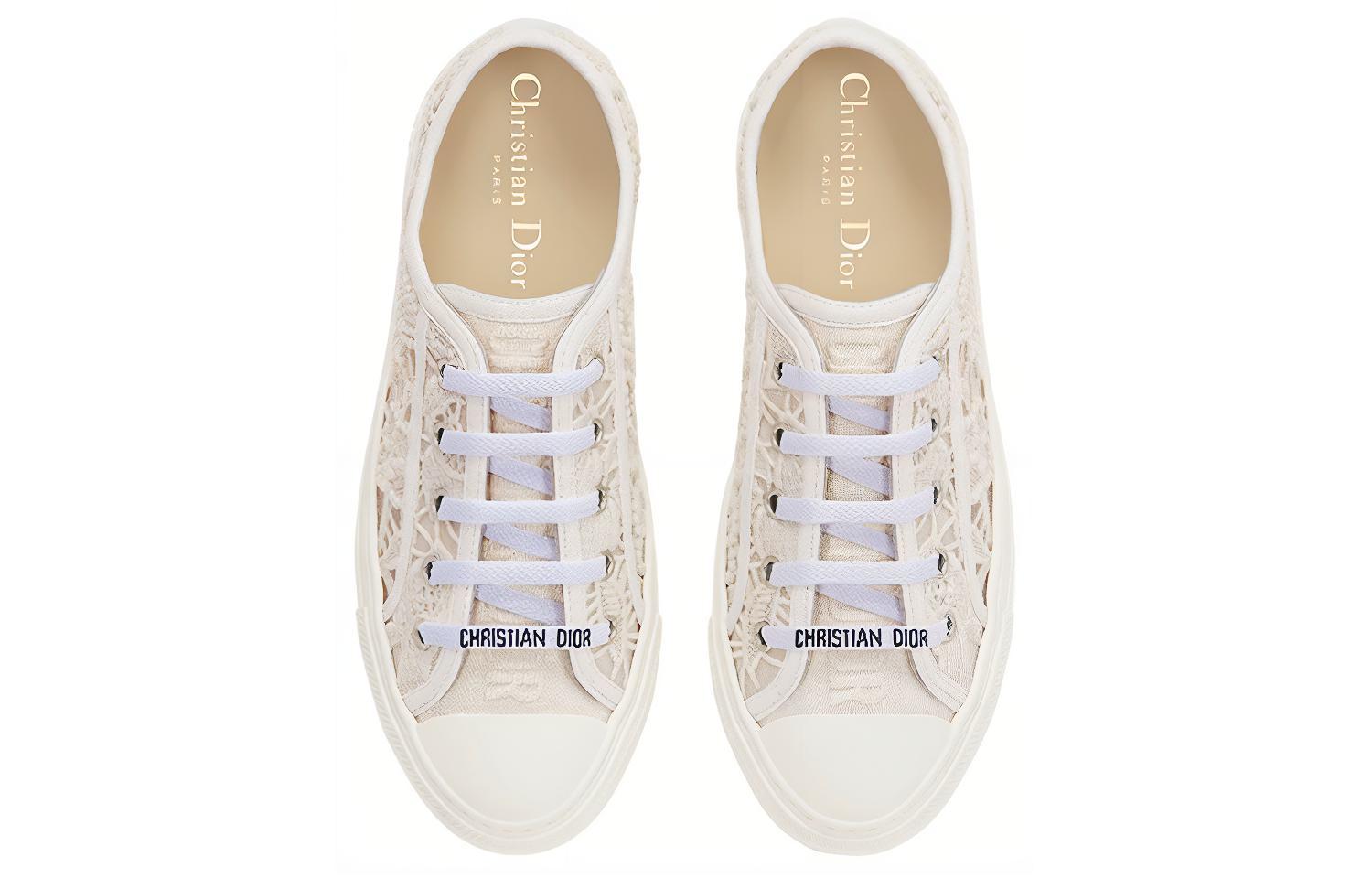 DIOR Walk'n'Dior Low-Top Stylish Skateboarding Shoes Women's White купить в интернет-магазине Yoocart с быстрой доставкой по России.