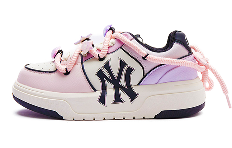 MLB Chunky Liner Sparkling Water Jellyfish Starry Sky Lovers Low-Top Skateboard Shoes Unisex Pink White Purple