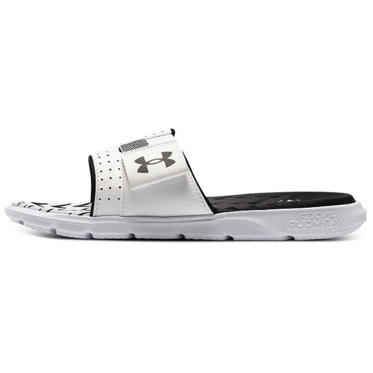 Under Armour Mercenary Slippers 'White Black'