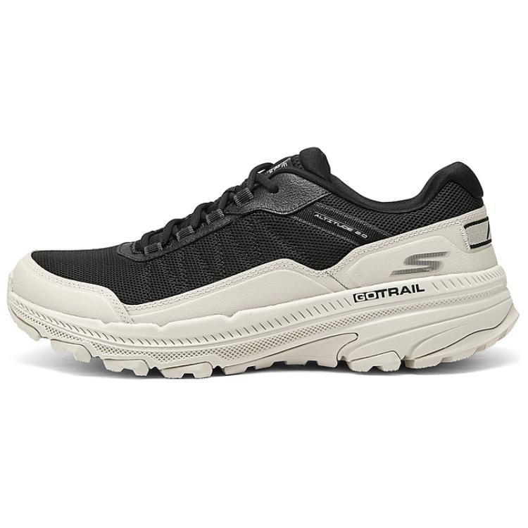 Skechers MEN'S GO Cushioned Slip-Resistant Low-Top Running Shoes Men's Black