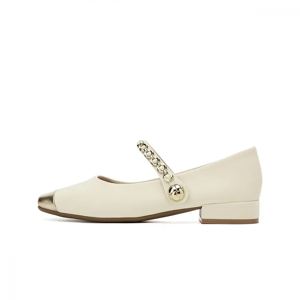 EBLAN Mary Jane Shoes Women's Beige