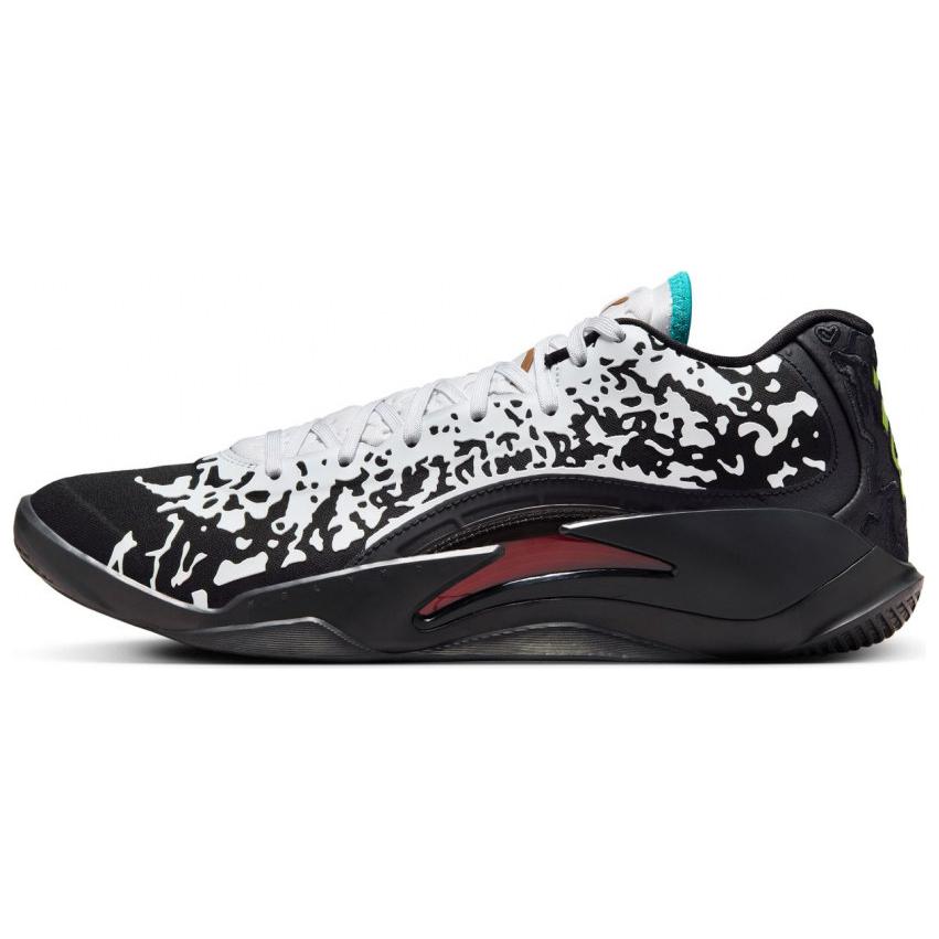 Jordan Zion 3 Anti Slip Wear Resistant Low Top Casual Shoes Men's Black White