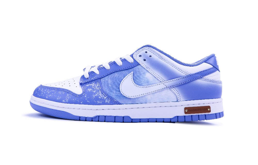 Nike Dunk Skateboard Shoes Unisex Low-Top Blue White