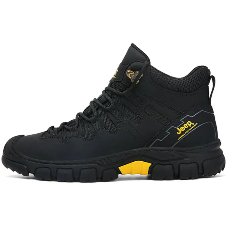 Jeep Ankle-Length Martin Boot Men's Black