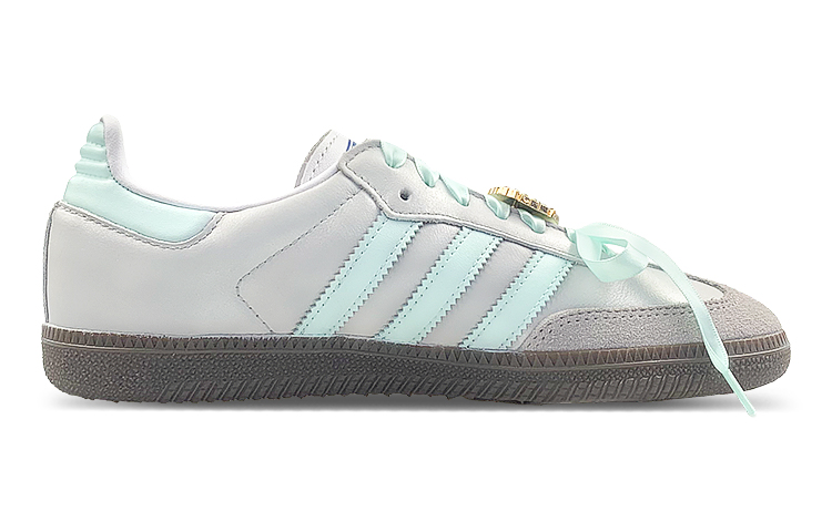 Adidas Originals Samba Low-Top Skateboard Shoes Unisex Gray Silver Green купить в интернет-магазине Yoocart с быстрой доставкой по России.