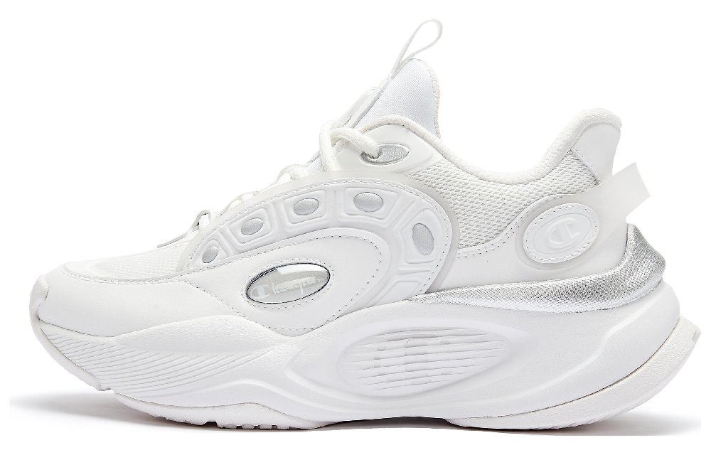Champion Anti-Slip Wear-Resistant Low-Top Chunky Sneakers Women's White