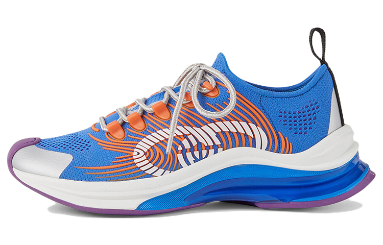 GUCCI Women's Run Sneaker 'Blue Orange' Women's