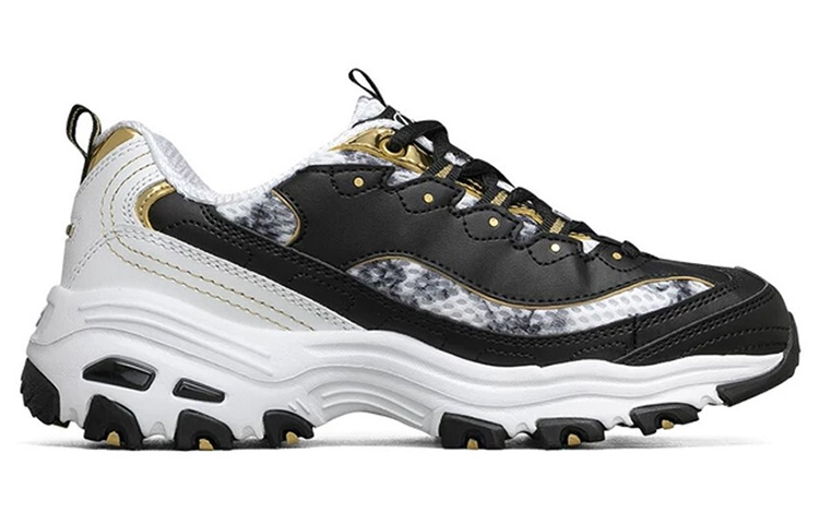 Skechers D'Lites Running Shoes Black/Gold Women's купить в интернет-магазине Yoocart с быстрой доставкой по России.