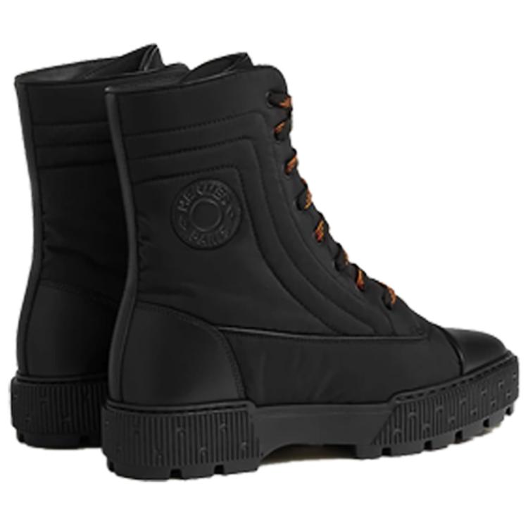 HERMES Fresh Ankle Boots Women's Black