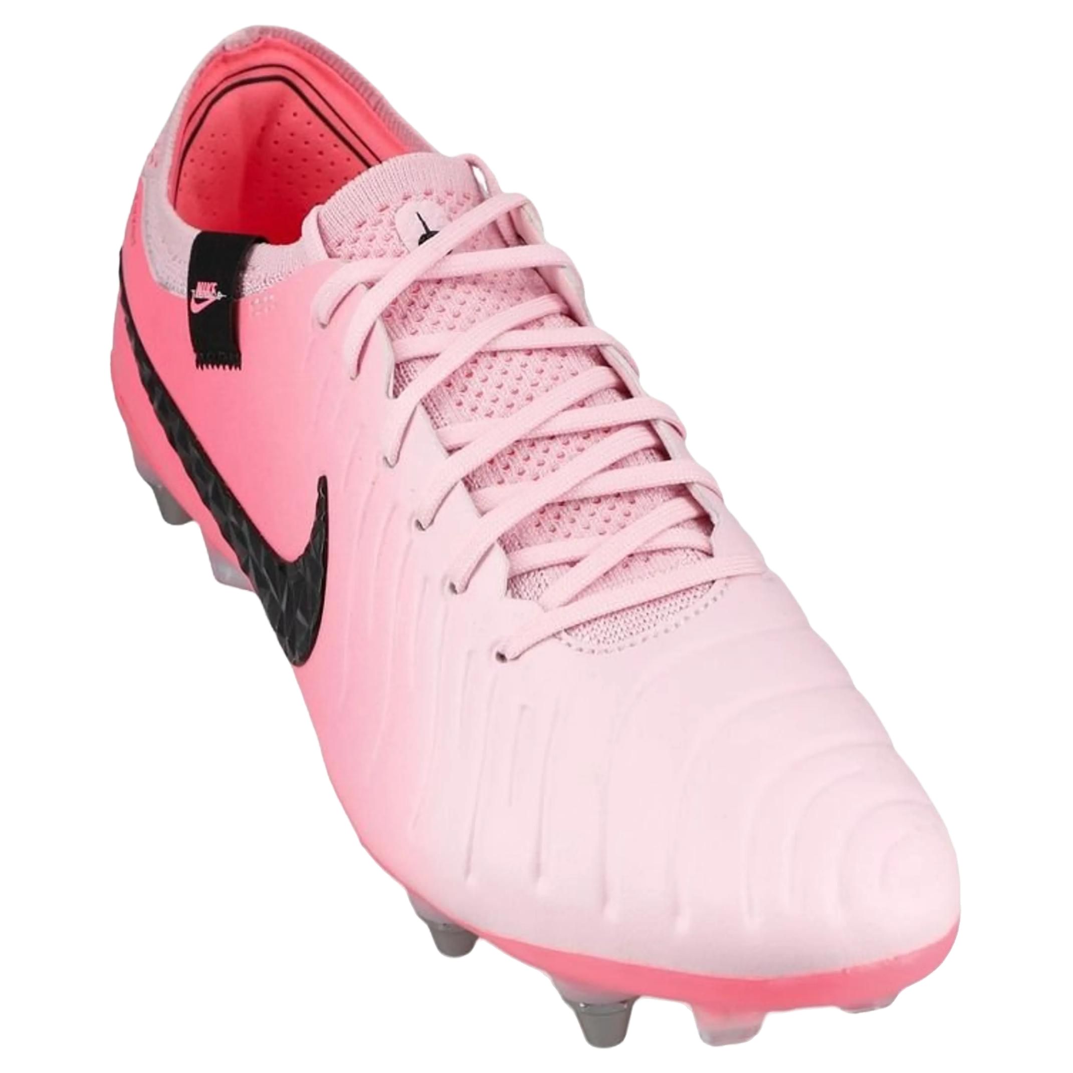 Nike Tiempo Legend 10 Slip Resistant Abrasion Resistant Soccer Shoes Men's Pink Black купить в интернет-магазине Yoocart с быстрой доставкой по России.