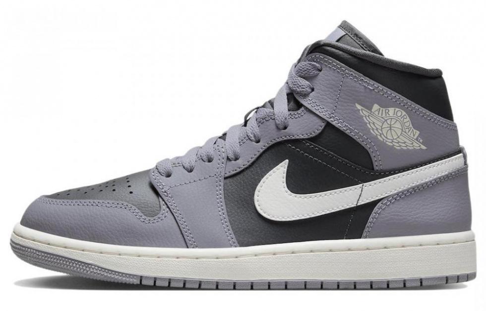Air Jordan 1 Mid 'Cement Grey' Women's