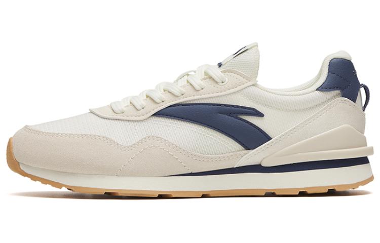 Anta Slip Resistant Abrasion Resistant Low top Sports Casual Shoes Women's White Blue