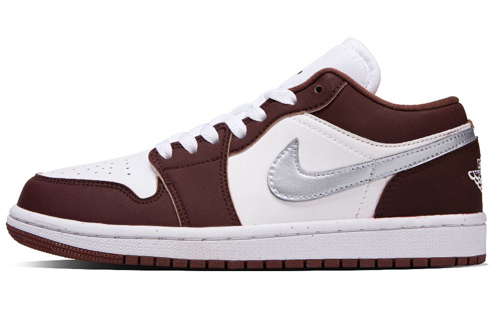 Jordan Air Jordan 1 Low Top Vintage Basketball Shoes Unisex White Red