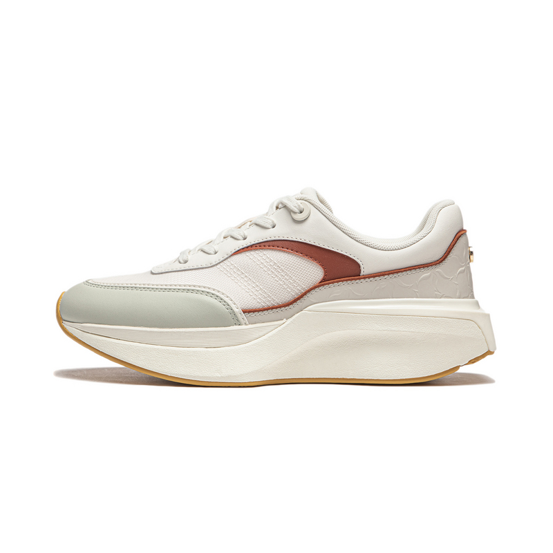 LI NING 1990 Xuanji Cushioning, Wear Resistant Low Top Running Shoes Women's White Gray Green