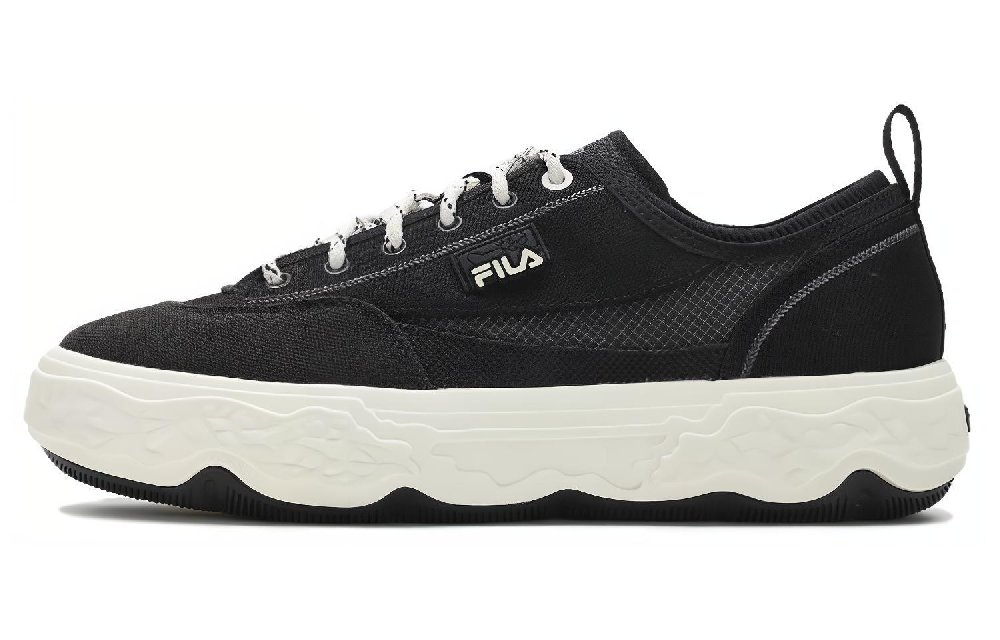 FILA ROCK Low-Top Canvas Shoes Men's Black