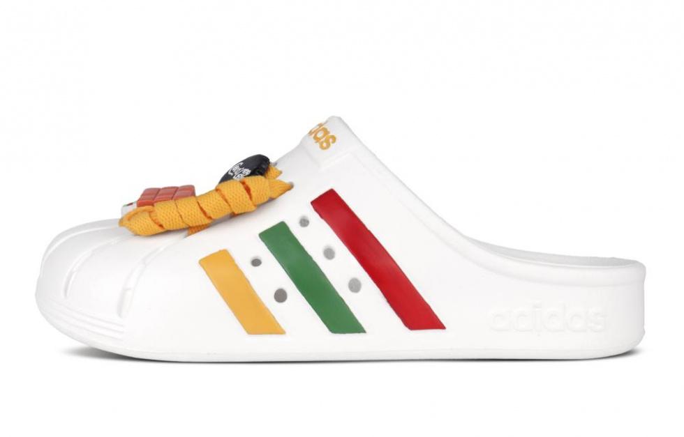 Adidas ADILETTE CLOGS EVA Wrap-toe Slippers Unisex Ecru